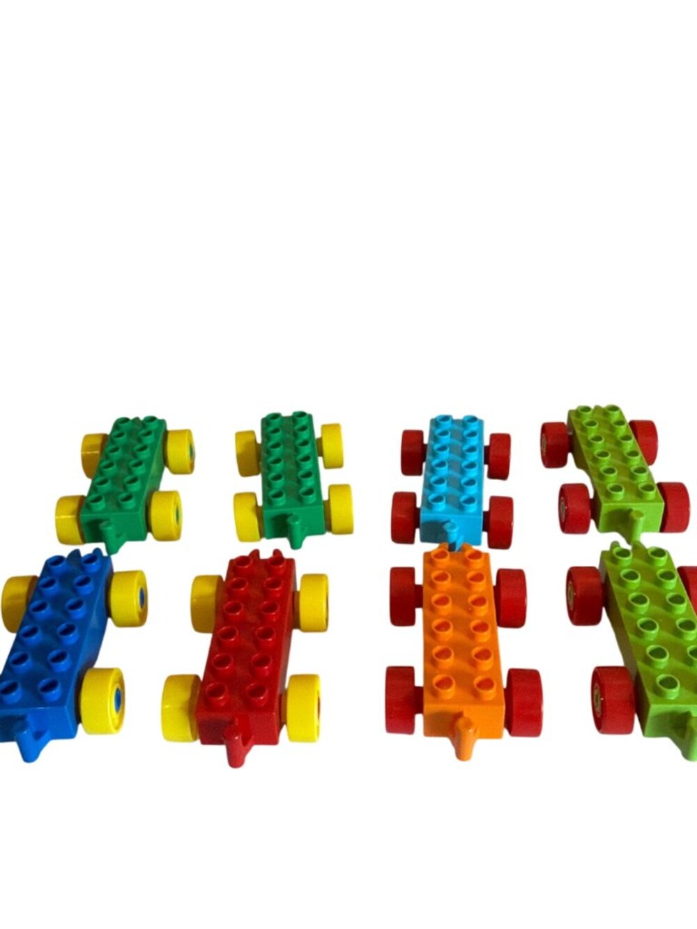 LEGO Duplo Cars Vehicles Lot of 8 Colorful Building Pretend Play Toys